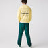 LACOSTE LIVE Loose Fit Crew Neck Print Fleece Sweatshirt